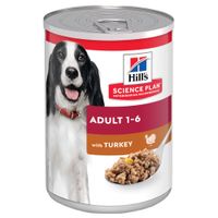 Hill's Science Plan Adult Dog wet Food with Turkey - 370gx12