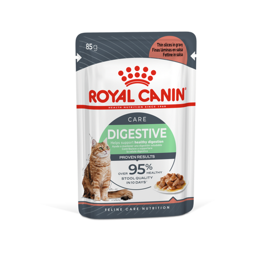Feline Care Nutrition Digest Sensitive Gravy - 12 Wet Food Pouches