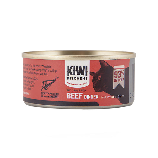 Kiwi Kitchens Grass Fed Beef Dinner Canned Wet Cat Food
