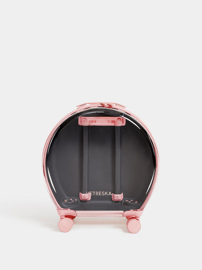 Bubble Pet Carrier (Pink Color Block)