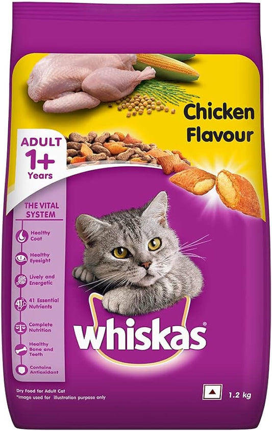 Whiskas Dry Food with Chicken - 1.2kg