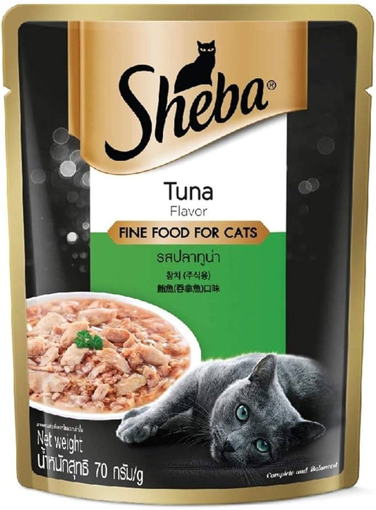 Sheba Tuna and Salmon Pouch - 70g