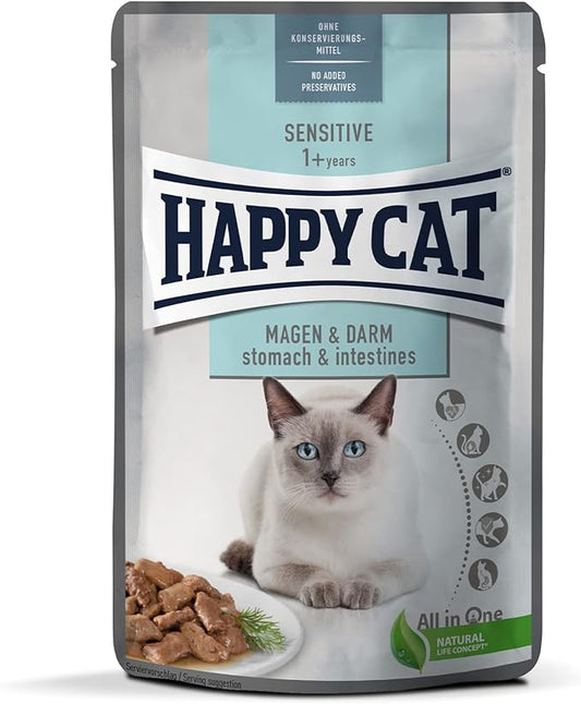Happy Cat MIS Sensitive Stomach & Intestine - 85g (Set of 4)