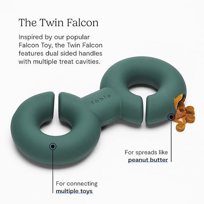 Twin Falcon Toy - Light Green