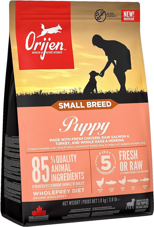 Puppy Small Breed Dry Dog Food - 1.8kg