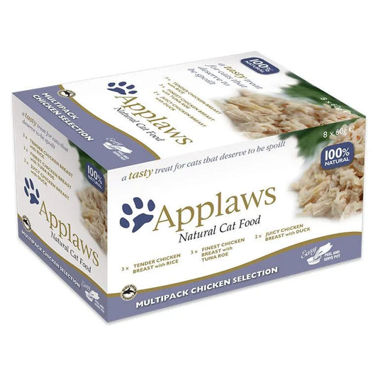 Best Cat Food in India: Multipack 60g x 8, Natural & Applaws.