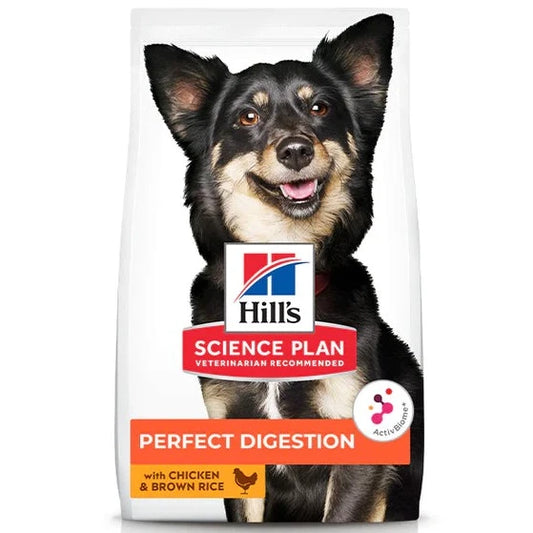 Hill’s Science Plan Perfect Digestion Small & Mini Adult 1+ Dog Food with Chicken & Brown Rice