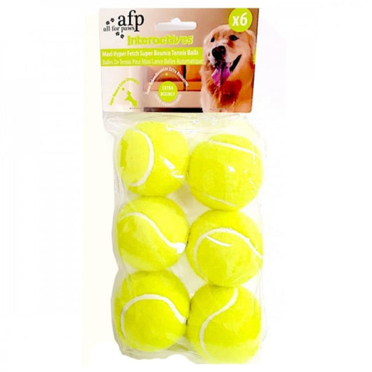 Maxi Fetch Super Bounce Tennis Ball - 6 pcs