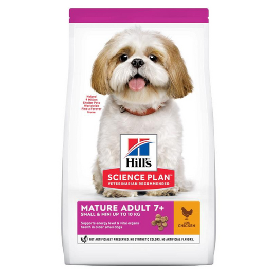Small & Mini Mature Adult 7 + Dog Food with Chicken - 3kg