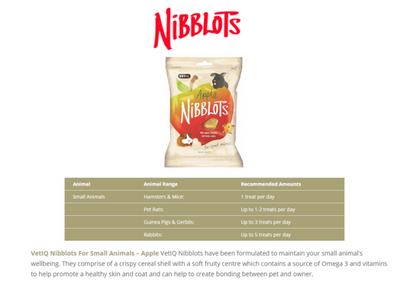 Nibblots for Small Animals Apple - 30g