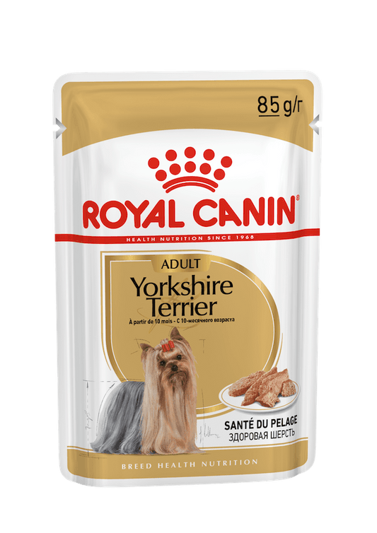 Royal Canin Breed Health Nutrition Yorkshire Adult - 12 Wet Food Pouches