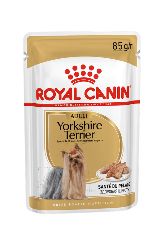 Royal Canin Breed Health Nutrition Yorkshire Adult - 12 Wet Food Pouches