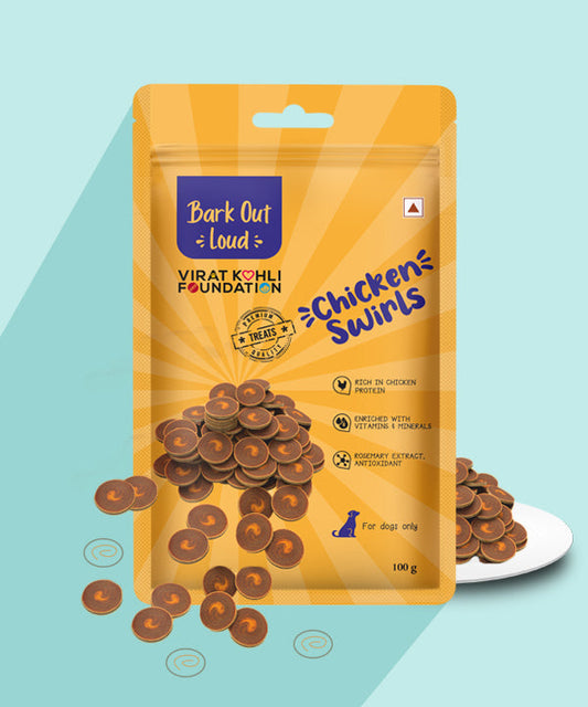 Chicken Swirls Limited Ingredient Treats - 100gms