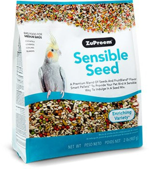 Zupreem Sensible Seed Medium Birds 2 lb (0.91kg) (Near Expiry)