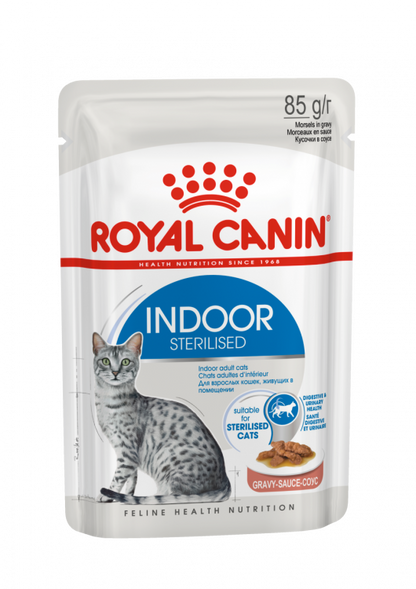 Feline Health Nutrition Indoor - 12 Wet Food Pouches