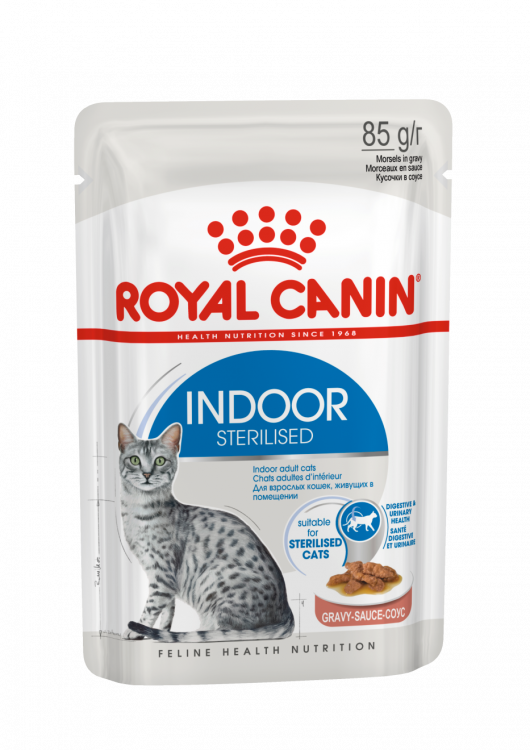 Feline Health Nutrition Indoor - 12 Wet Food Pouches