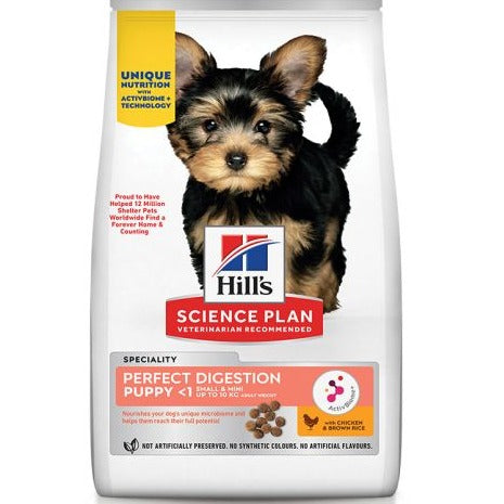 Perfect Digestion Small & Mini Puppy Dry Food with Chicken And Brown Rice
