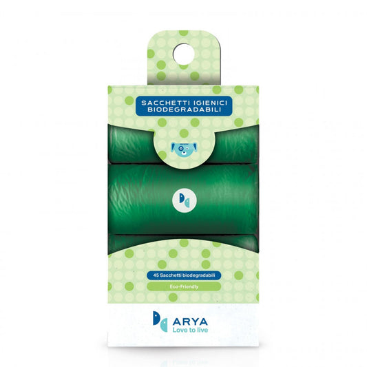 Arya Poo Bags Refill Biodegradable - 3x15 bags