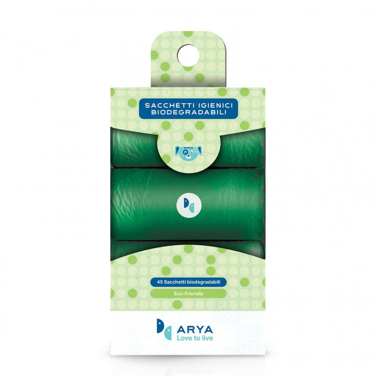 Arya Poo Bags Refill Biodegradable - 3x15 bags
