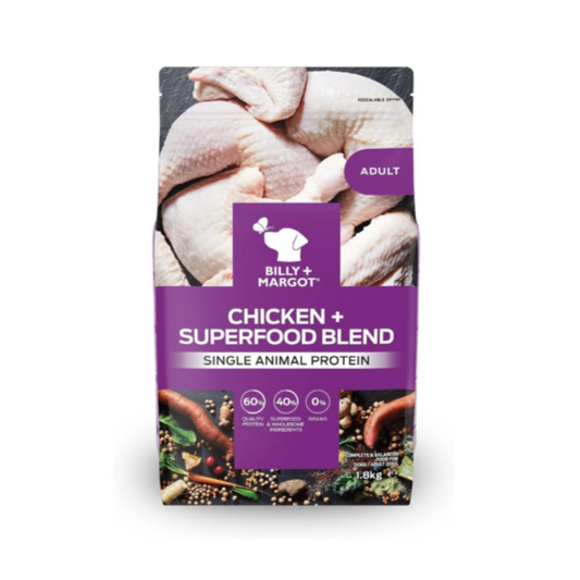 Billy & Margot Adult Chicken with Superfoods Pouch - 150g