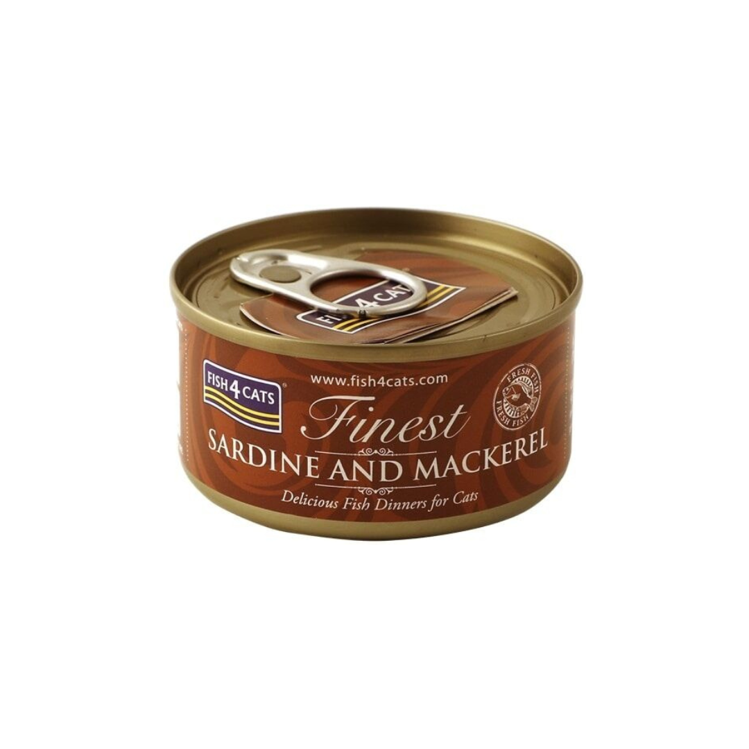 FIsh4cats Sardine with Mackerel Wet Food - 70g