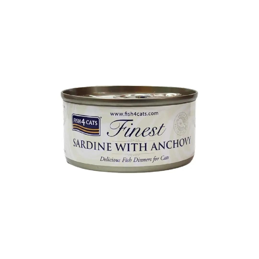 FIsh4cats Sardine with Anchovy Wet Food - 70g