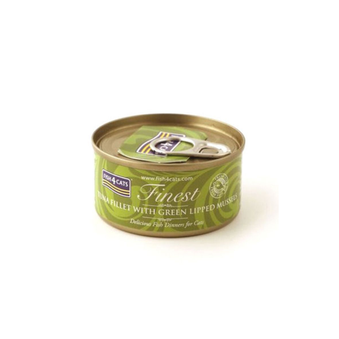 FIsh4cats Tuna Fillet with Mussels Wet Food - 70g