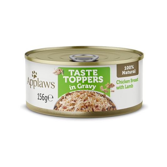 Applaws Taste Topper Gravy Chicken Lamb Dog Tin - 156g