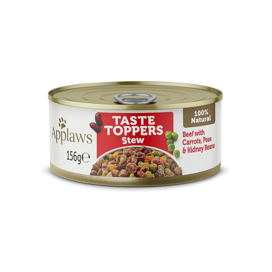 Applaws Taste Topper Stew Beef Veg Dog Tin - 156g