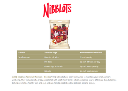 Nibblots for Small Animals Berries - 30g