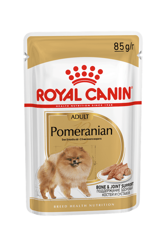 Royal Canin Breed Health Nutrition Pomeranian - 12 Wet Food Pouches