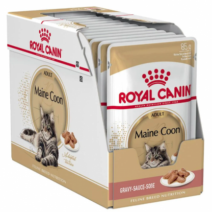 Feline Breed Nutrition Maine Coon - 12 Wet Food Pouches\