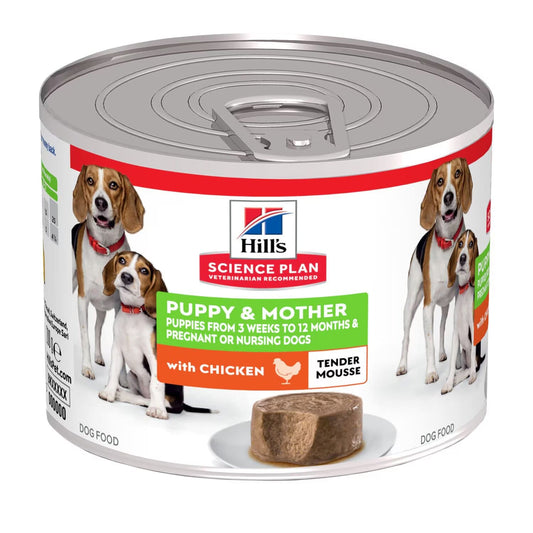 Hill’s Science Plan Puppy & Mother Mousse With Chicken - 200gx12