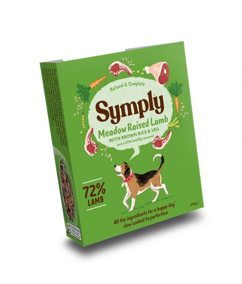Symply Adult Lamb, Brown Rice & Veg Wet Dog Food - 395g