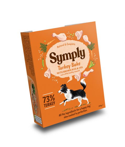 Symply Adult Turkey, Brown Rice & Veg Wet Dog Food - 395g
