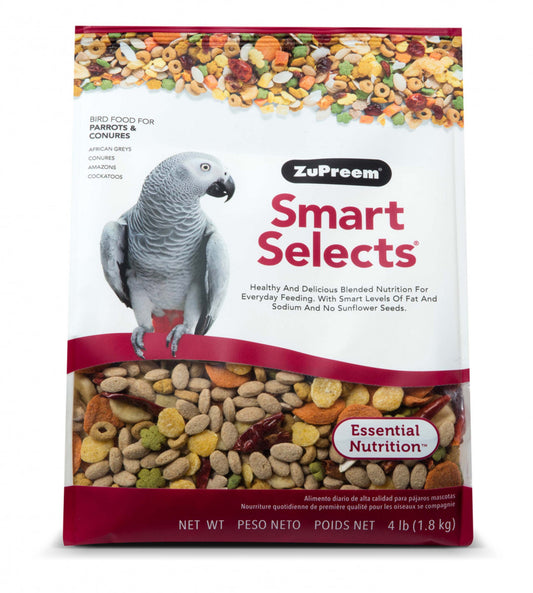 Zupreem Smart Selects Parrots & Conures - 2kg