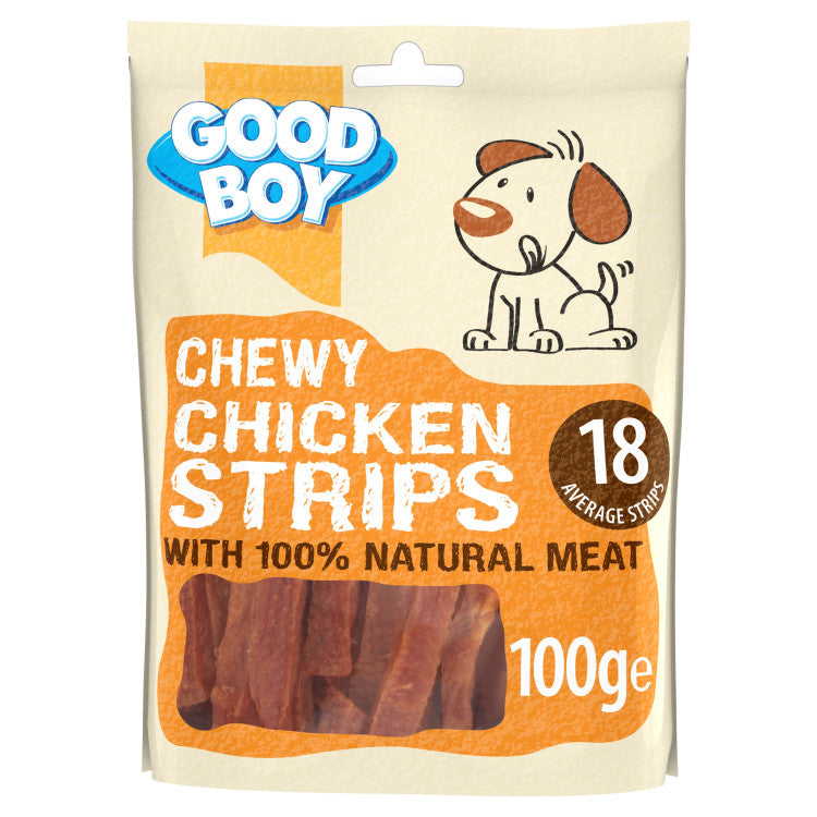 Chewy Chicken Strips - 100G