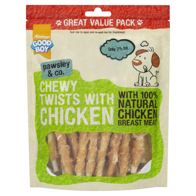 Armitage Chewy Chicken Twists -  320g (Value Pack)