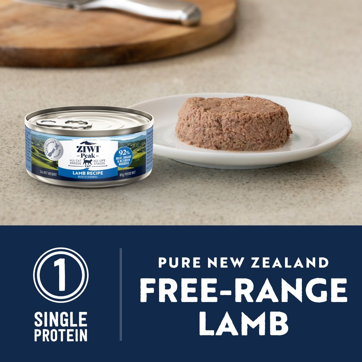 ZIWI Peak Lamb Recipe Wet Cat Food 185gms