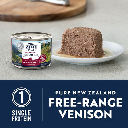 Ziwi Peak Venison Recipe Canned Cat Food - 185g