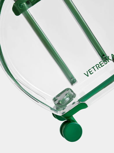 Bubble Pet Carrier (Green & Transparent)