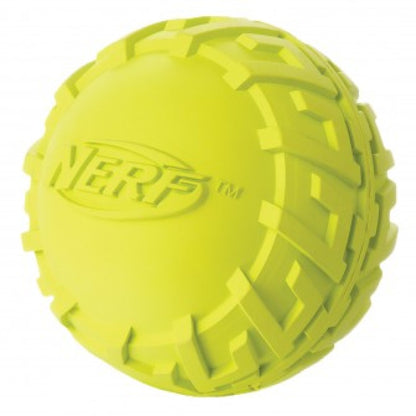 Tire Squeak Ball Green/Red - Medium