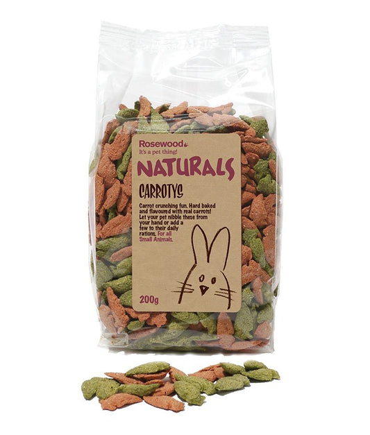 Rosewood Naturals Carrotys Small Animal Treats 200g