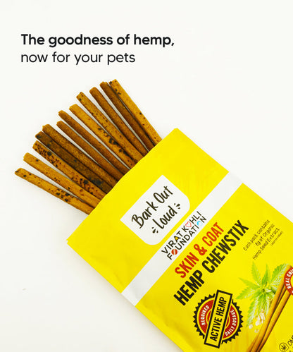 Bark Out Loud Hemp Chewstix - 100gms