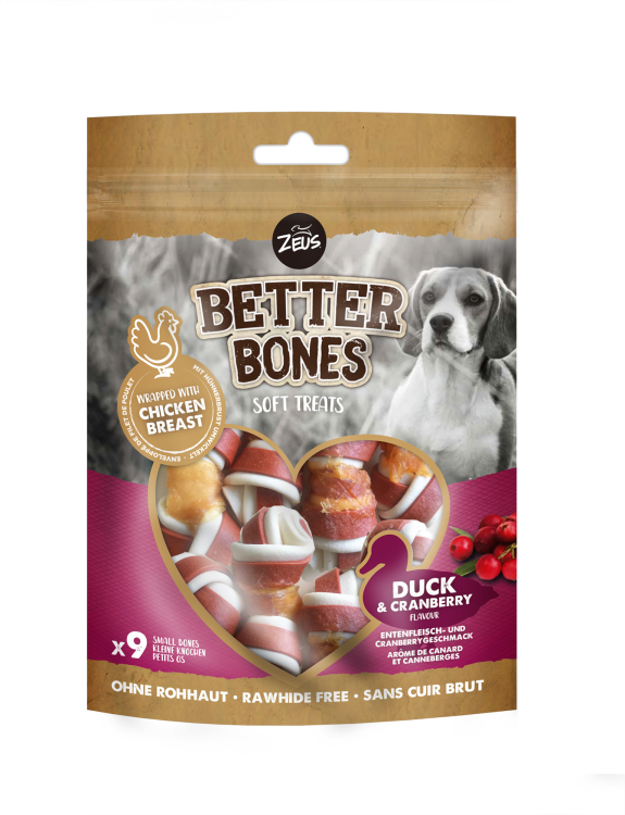 Zeus Better Bones Wrapped - Duck & Cranberry (197g)