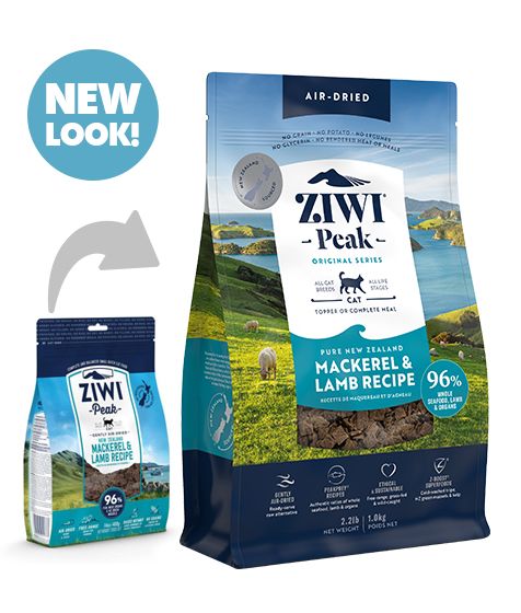 ZIWI Peak Air-Dried Mackerel & Lamb Recipe Dry Cat Food - 400gms