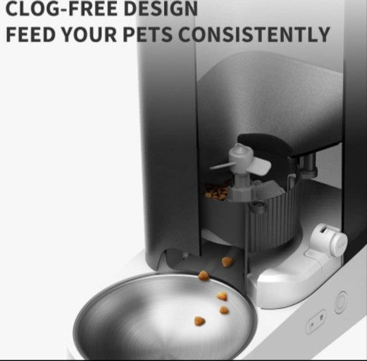 PETKIT SOLO Automatic Feeder with Stainless Steel Bowl - Black