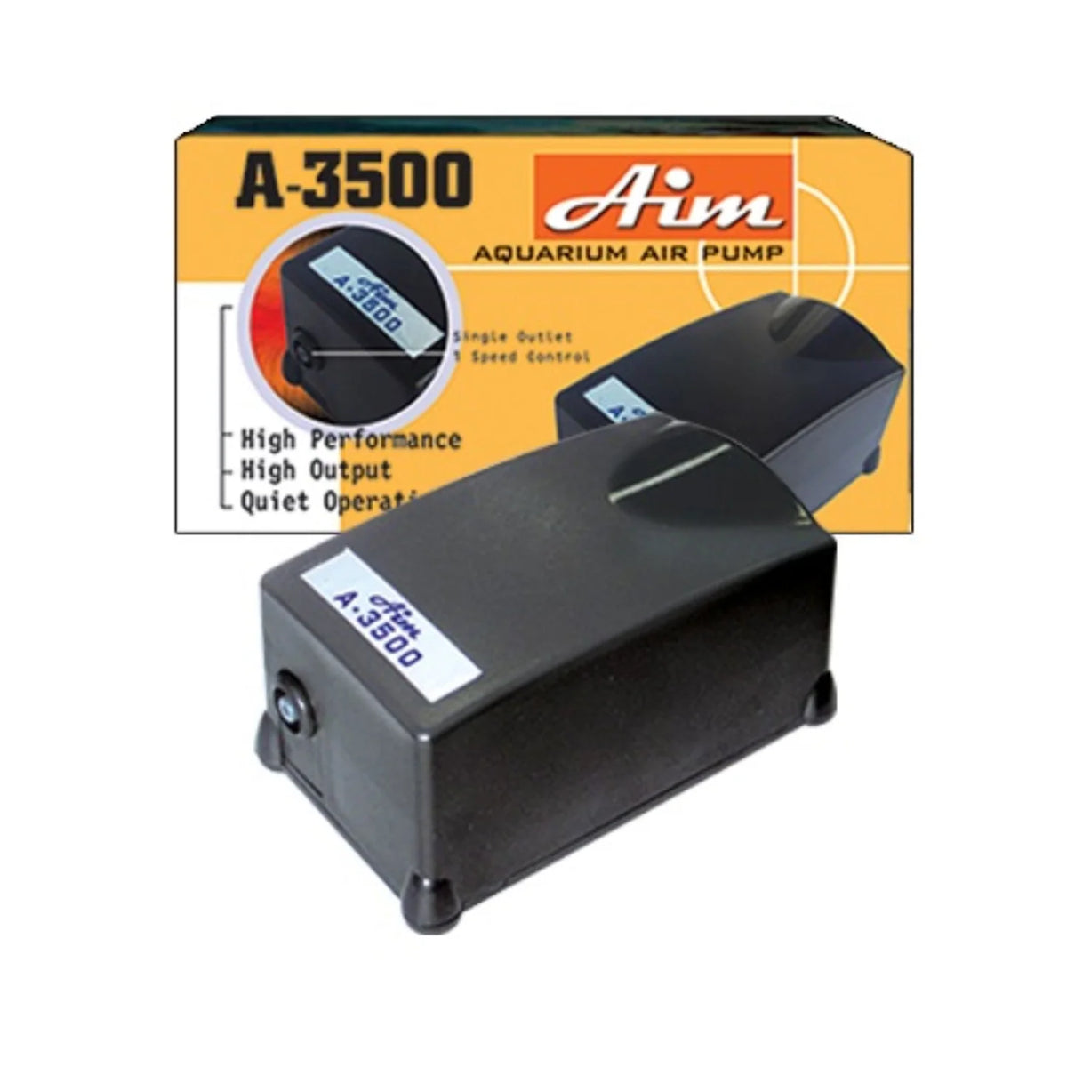 KW Zone Aim Single Outlet Air Pump A-3500