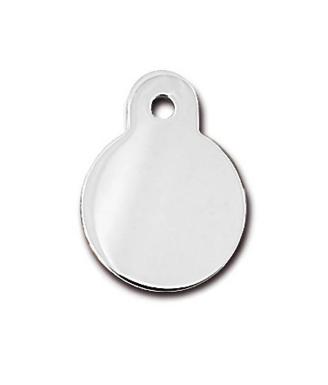 Hillman ID Tag - Circle Small Brass