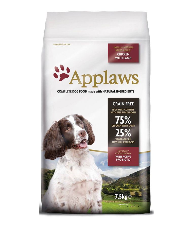 Applaws Chicken with Lamb Small & Medium Breed Adult Dry Dog Food 7.5kg